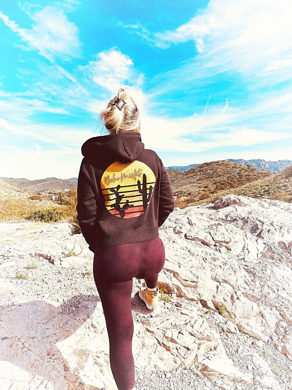 Boho Misfit Retro Hoodie